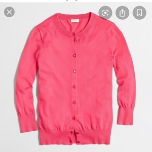Jcrew Clare cardigan pink